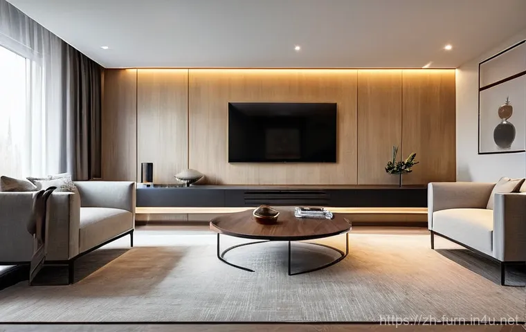 LED 무드등 추천 - **"Vibrant Living Room Party with Dynamic LED Lighting"**
    A modern and lively living room during...