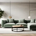유럽 감성 가구 브랜드 - **Prompt for Modern Minimalist European Living Room:**
    A sophisticated and airy modern minimalis...