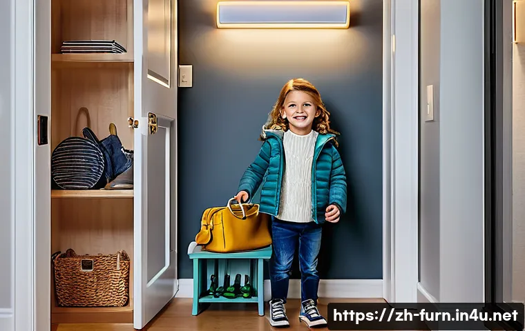 LED 센서등 설치법 - **Prompt 1: Welcoming Home Entry with Smart Lighting**
    "A cozy and modern home entrance at dusk....