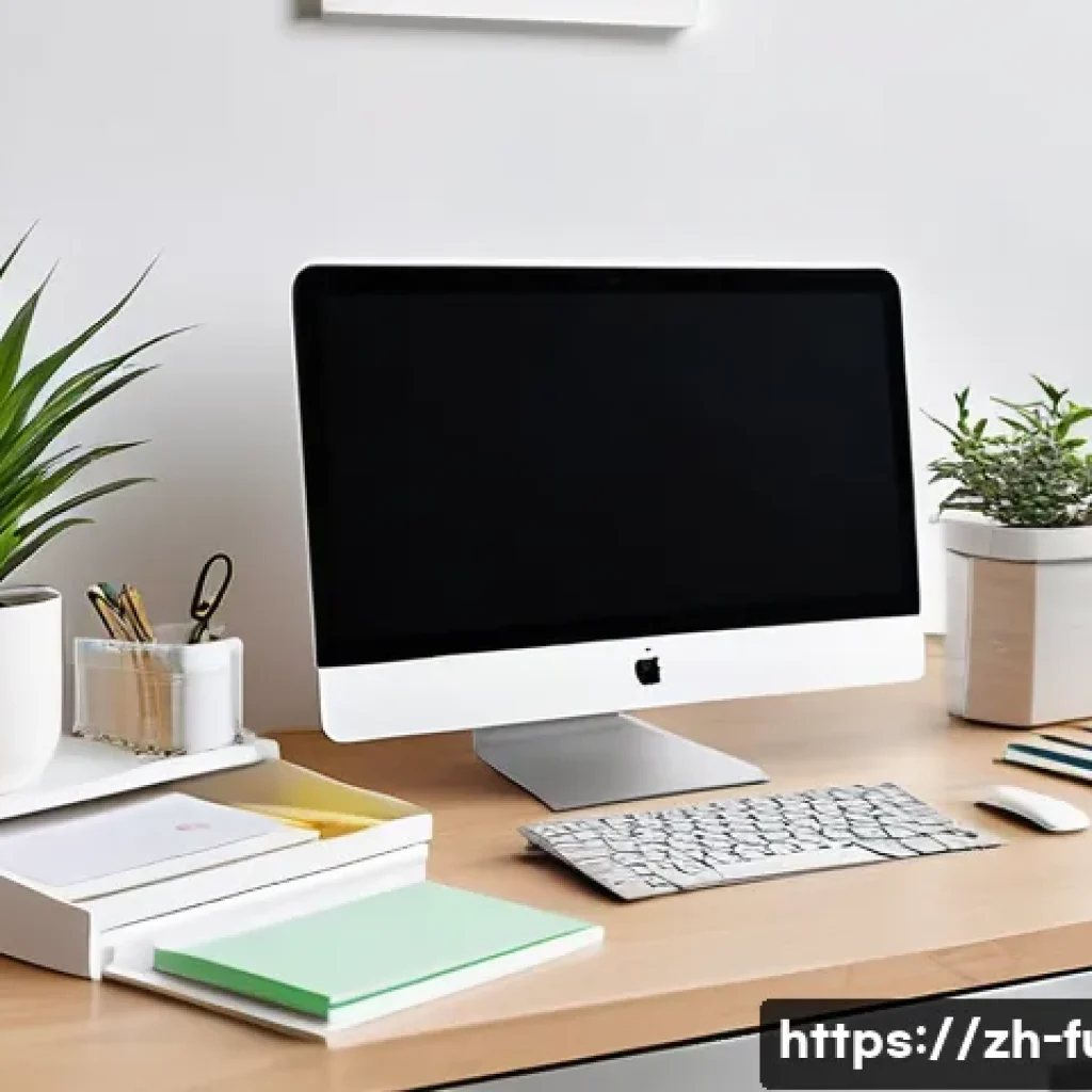 책상 정리함 추천 - A sleek modern desktop organizer with a minimalist design, featuring a pure white acrylic material, ...